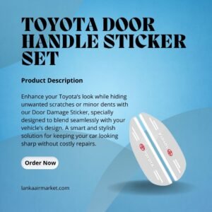 Toyota door handle sticker set